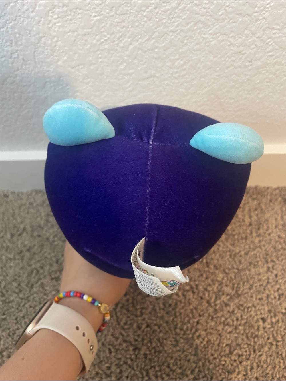 Spider-Gwen // Ghost Spider Squishmellow Plush Hooded Toy - Purple & White - Picture 3 of 6
